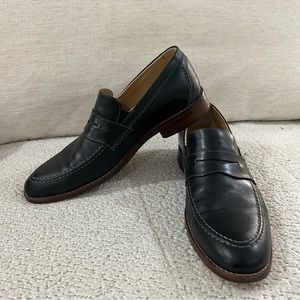 Johnston & Murphy Mens Penny Loafer, Black, Size 11M